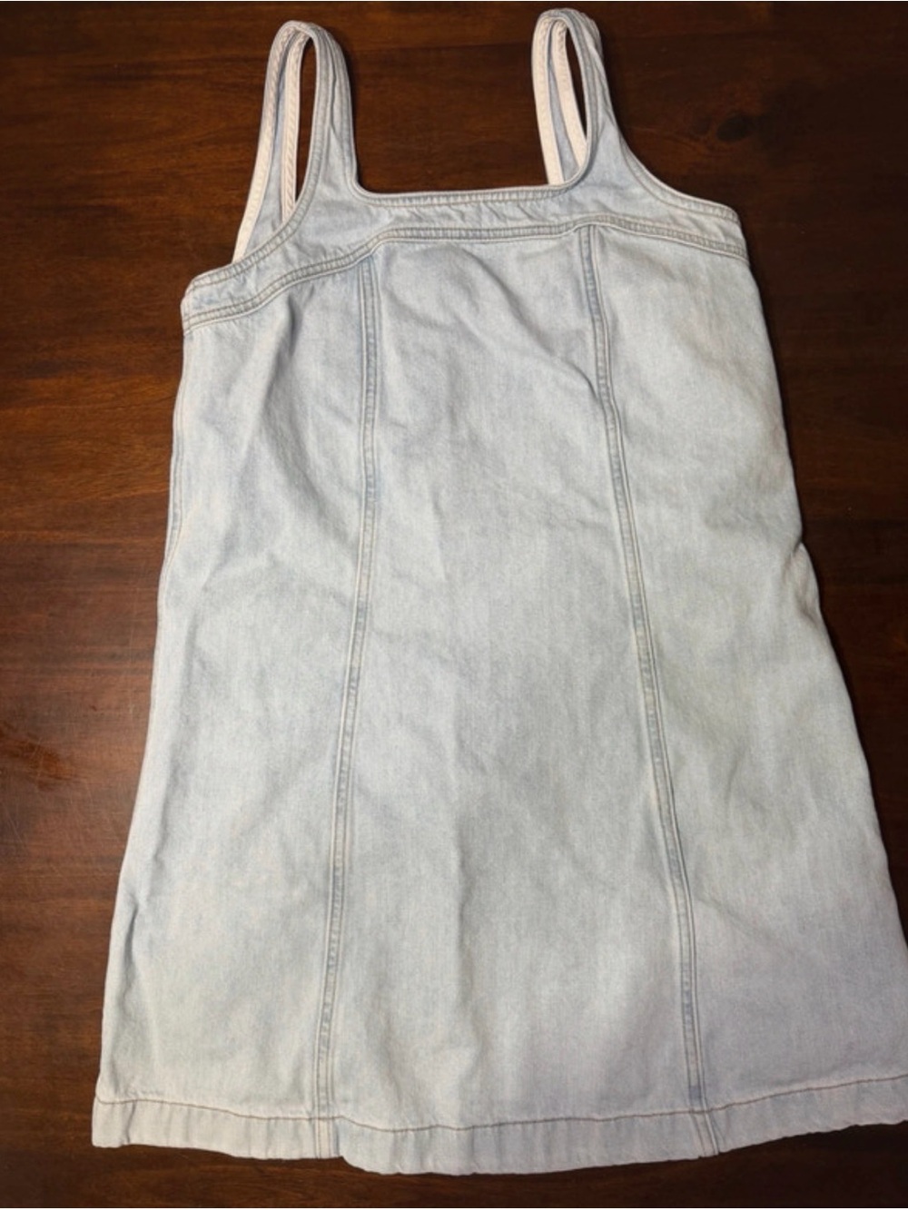Madewell Light Wash Denim Mini Dress